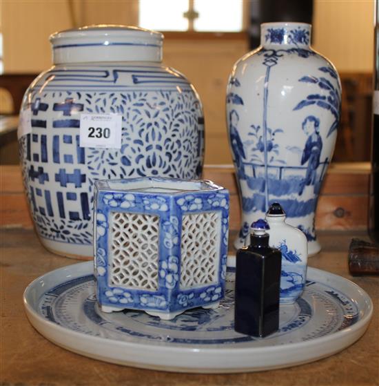 Chinese blue & white ceramics